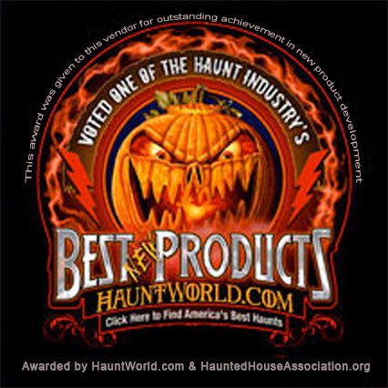Voted Best New Halloween Product by Hauntworld.com