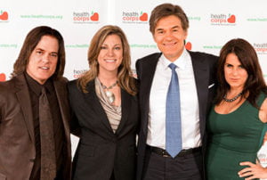 Dr. Oz with Night Frights creators Jean and Mike Fox