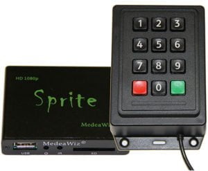 Play Multiple Ghost Bust Routines at a touch of a button with this digital video controller and accompanying keypad