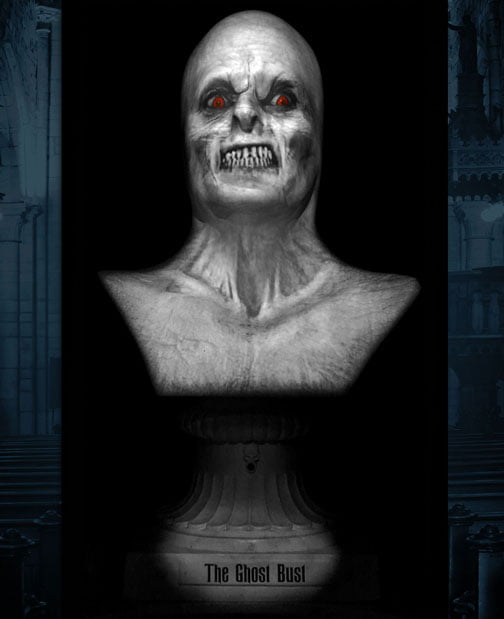 Ghost Bride Talking Halloween Bust Creepy talking Halloween bust in the guise of a zombie ghost bride.