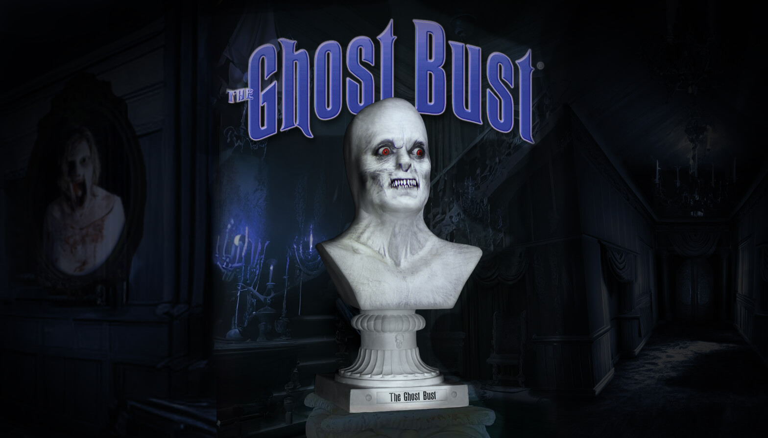 Haunted Mansion singing bust for professional or home use.