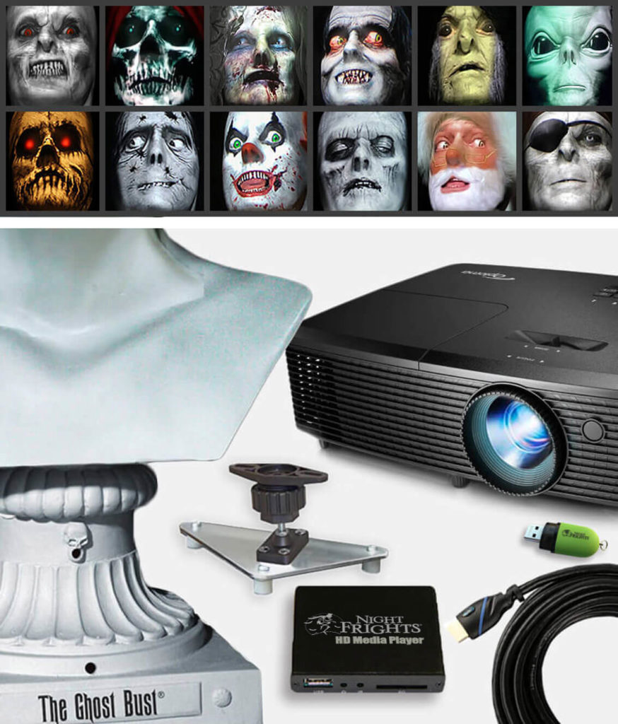 What's included: Ghost Bust Projector, bust and other included gear
