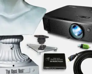 Items included with a Ghost Bust system.