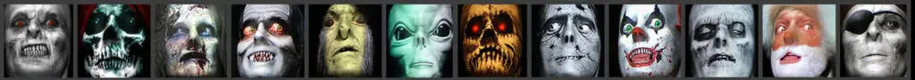Parade of Ghost Bust Characters