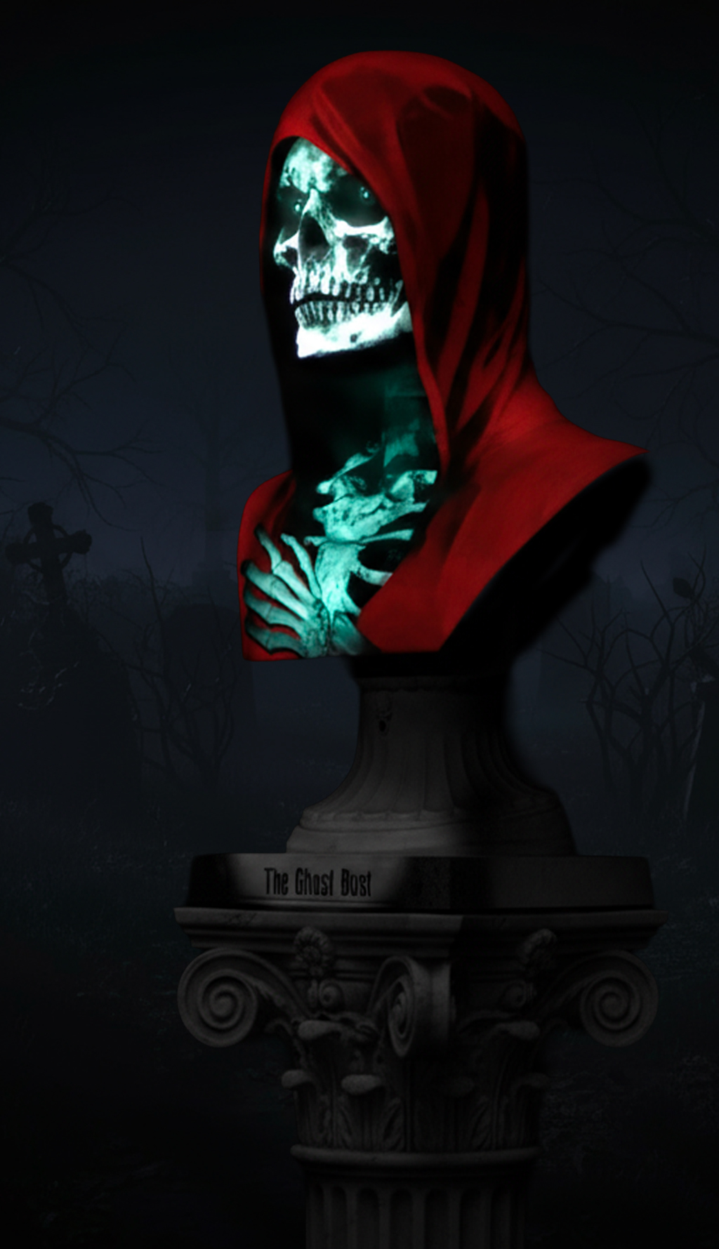 Scary Graveyard projection prop