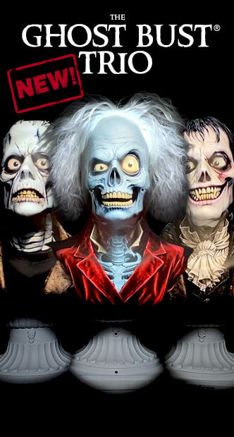 New Singing Statues Trio Halloween Prop