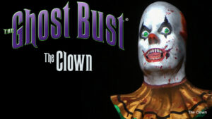 Creepy clown Ghost Bust haunted house prop thumbnail