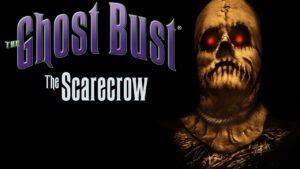 Animated Scarecrow Prop Ghost Bust haunted farm Halloween prop thumbnail