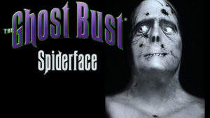 Spider-faced monster Ghost Bust Halloween prop thumbnail