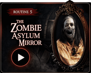 Zombie Asylum Mirror haunted mirror routine video preview thumbnail