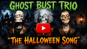 See the Ghost Bust Trio perform The Halloween Song! Best Halloween Prop ever!